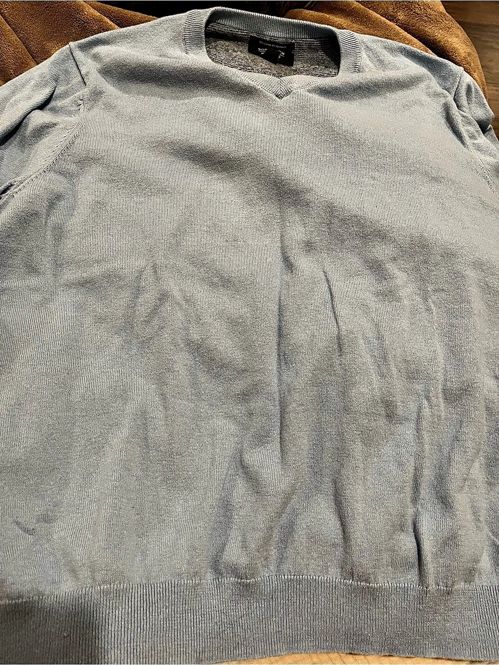 Nordstrom Men's Shop Men's Cotton Cashmere Crewneck Size XL Like New
